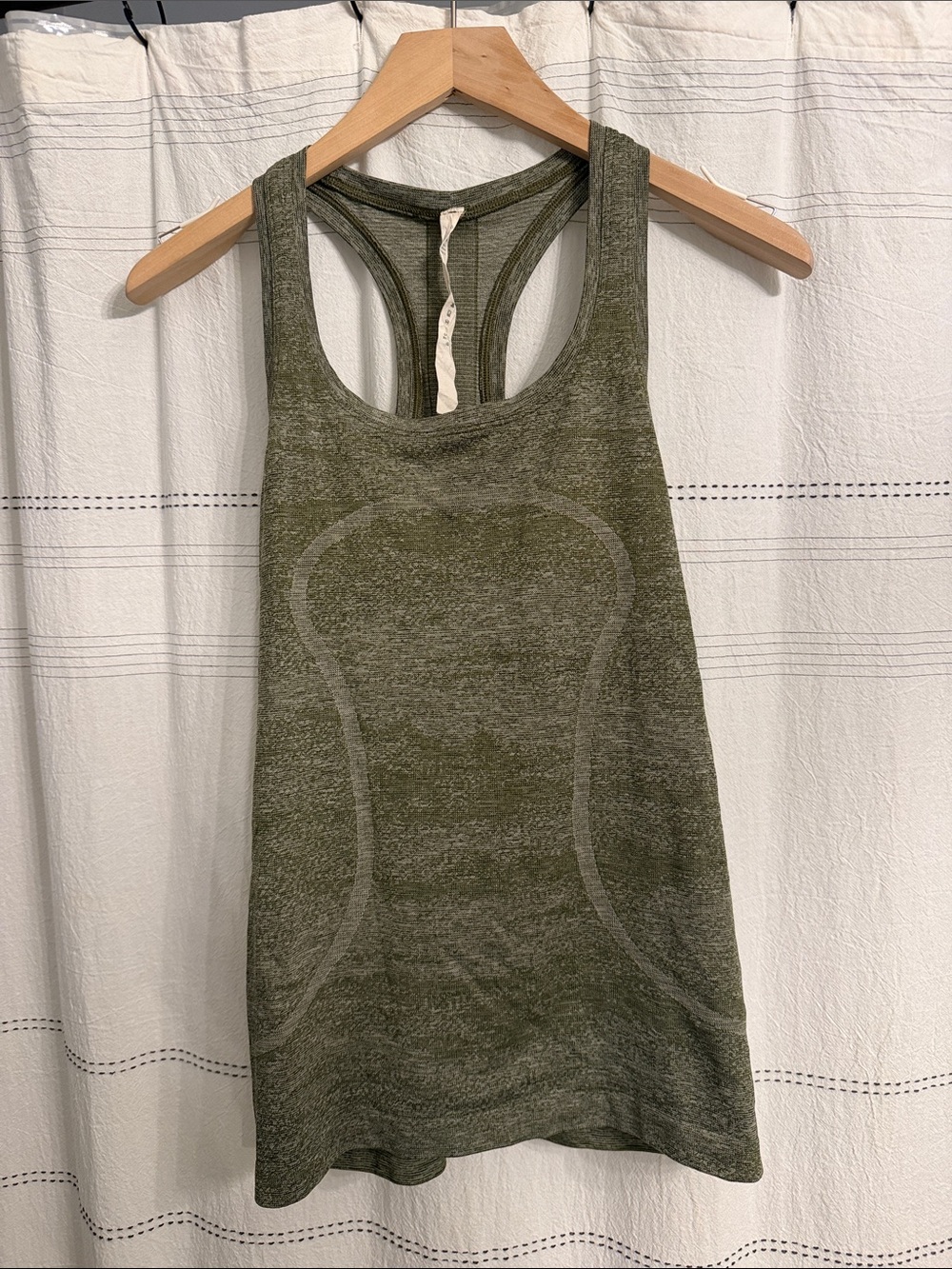 Lululemon Olive Racerback swiftly tech Tank Top